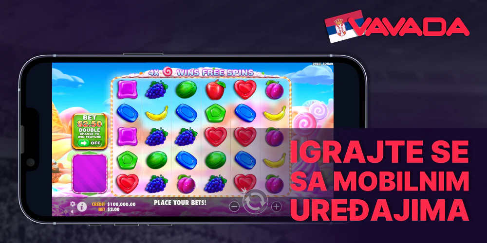 Vavada Srbija - igra na mobilnih napravah Android in iOS