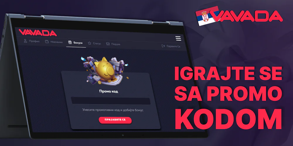 Promocijska koda za Vavada Srbija za prijetno igro