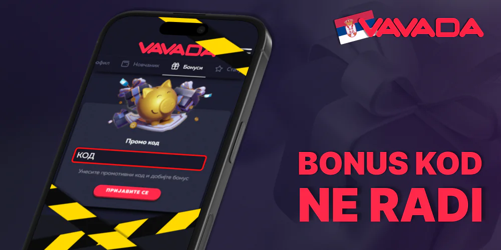 Kaj naj storim, če promocijska koda za Vavada Srbija ne deluje?