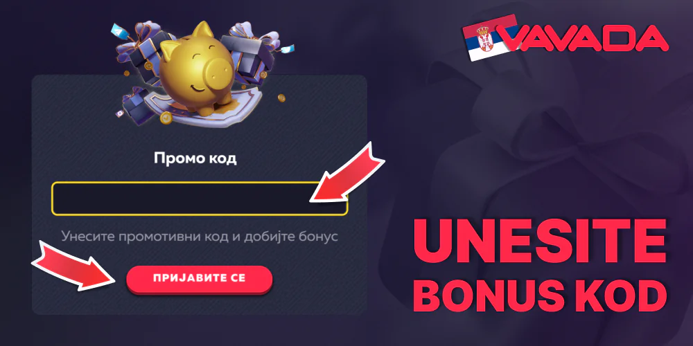 Kako uporabljati promocijske kode na Vavadi Srbiji?