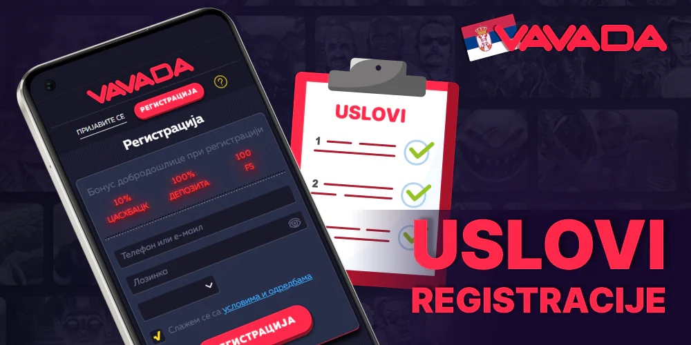 Vavada u Srbiji - pravila registracije